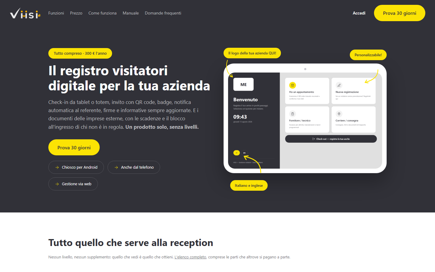 Pagina pubblica di VIISI